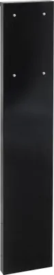 Produktbild von MEFA Säule 72 Stahl pulverbeschichtet BxHxT 205/1100/47 mm Tiefschwarz RAL 9005