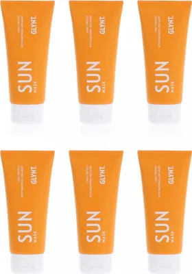 Produktbild von Glynt Sun Mask 6 x 100 ml für Sonnenstrapaziertes Haar Set