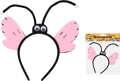 Produktbild von Karneval-Set – Haarreif mit Schmetterling