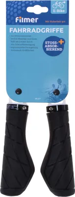 Produktbild von Set Fahrradgriffe Ergo-Grip Antirutsch 135mm Schwarz