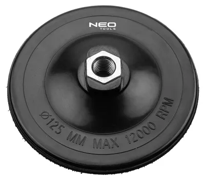 Image de Disque de fixation avec velcro pour meuleuse d'angle 125 mm