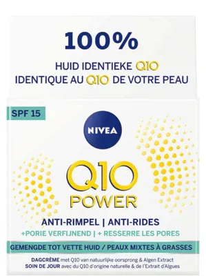 Produktbild von Nivea dagcreme, anti rimpel q10 plus porie verfijnend spf15 50ML