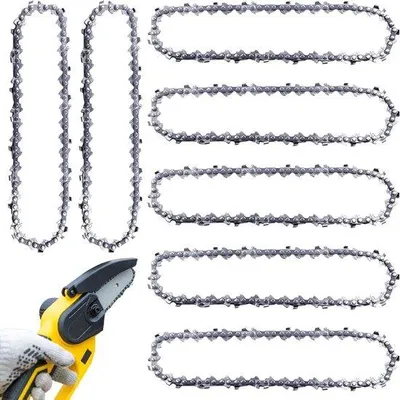 Image de 7 chaînes pour tronçonneuses 1524 cm Mini-tronçonneuse