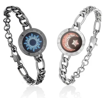 Produktbild von Armbänder für Paare Partner Bluetooth Touch Vibrationen auf Distanz Totwoo