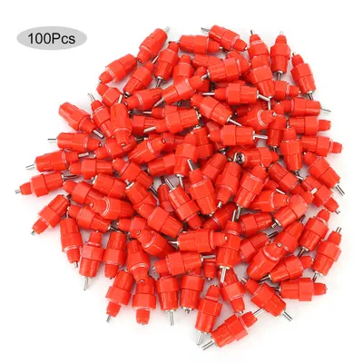 Immagine prodotto di 100 pezzi Abbeveratoio automatico per polli, abbeveratoio per pollame, galline, anatre, oche, alimentazione idrica a 360°, facile da pulire