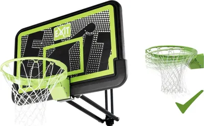 Produktbild von EXIT Galaxy basketbalbord voor muurmontage met dunkring - black edition