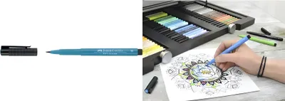 Produktbild von Faber-Castell 167470, Grün, Grün, Rund, Tinte auf Pigmentbasis