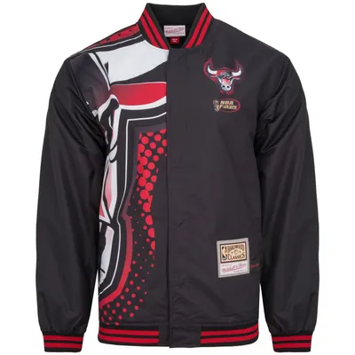 Produktbild von Mitchell & Ness NBA Big Face 7.0 Jacket Chicago Bulls black M