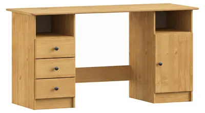 Obrázok produktu pre Počítačový stôl 8847VK, voskový povrch, kovové úchytky