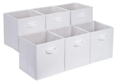 Productafbeelding van A. Opvouwbare opbergkubussen/organizers van stof met handgrepen