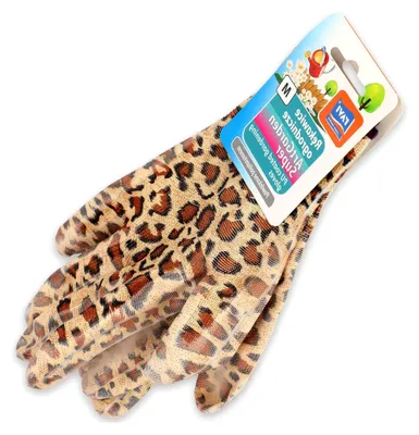 Produktbild von RAVI Gartenhandschuhe aus Polyester, rutschfeste Schutzhandschuhe für Allergiker, Größe M