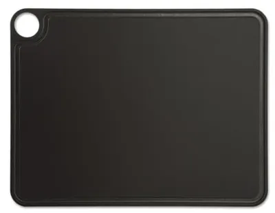 Productafbeelding van Snijplank Arcos 692310, gemaakt van cellulosevezel en hars, afmetingen 42,7 x 32,7 cm, zwart, verpakt in een kartonnen doos