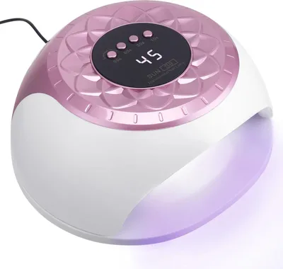 Image de Laser contre les mycoses des ongles - Appareil de luminothérapie - 57 LED, 15×470 nm lumière bleue, 42×650 nm lumière rouge,  CE - Violet