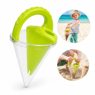 Produktbild von Sandspielzeug Sandtrichter für Sandburgen, Beach Funnel für Sand & Wasser, Strandspielzeug für Kinder & Erwachsene, Sandkasten Zubehör