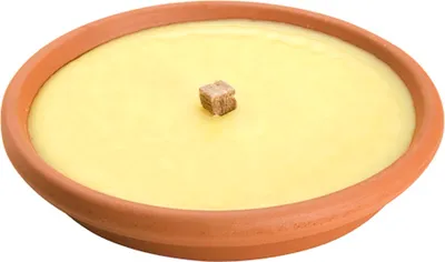 Produktbild von Antimoskito-Kerze mit Citronela, Terrakottabehälter 16 cm / 190 Gramm