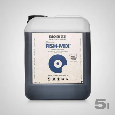 Produktbild von BioBizz Fish-Mix 5L Organischer Stickstoffdünger für gesundes Pflanzenwachstum | Mild & Umweltfreundlich