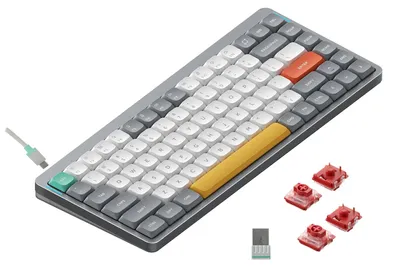 Productafbeelding van Mechanisch Toetsenbord 75% Low Profile - QMK VIA Firmware - Bluetooth 5.1 USB Verbinding - Gaming Multimedia