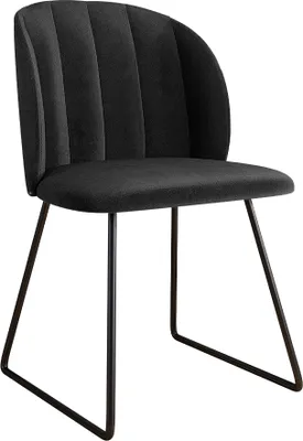 Produktbild von MIRJAN24 Stuhl Ozevro, Polsterstuhl, Esszimmerstuhl, Beine aus Metall, 58x52x80 cm (Farbe: Magic Velvet 2219)