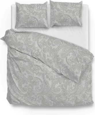 Produktbild von Zo!Home  Paisley di Lino Bettwäsche 200 Dove Grey Abstract Dove-Grey 1 Bettbezug 200x200cm + 2 Kissenbezug 80x80cm