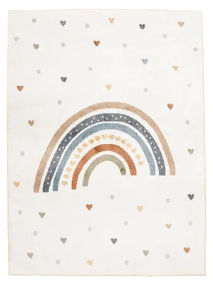 Produktbild von Waschbarer Kinderteppich -  Ravi Rainbow Bunt