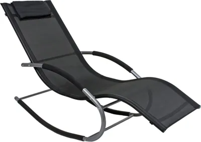 Produktbild von Lehátko Garden Pleasure Naxos černá ocel