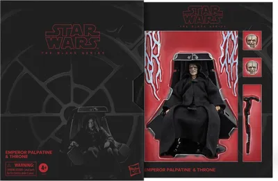 Image de The Black Series 6 Zoll Figur Imperator Palpatine & Thron