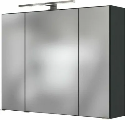 Produktbild von Held Möbel Spiegelschrank Baabe 80 cm graphit