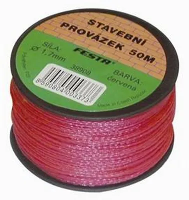 Obrázek produktu pro Provázek zednický FESTA 1.7mm 50m oranžový 38911