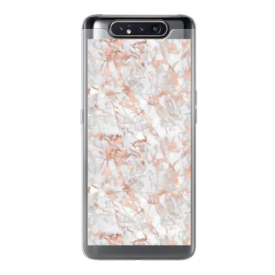 Produktbild von MuchoWow® Handyhülle Schutzhülle Hülle für Samsung Galaxy A80 Marmor - Roségold - Luxus - Muster Silikon Softcase Handy Hülle - Schutzdeckel