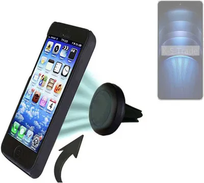 Produktbild von K-S-Trade kompatibel mit Vivo iQOO Neo9s Pro+ Auto Handy Halterung KFZ Halter Lüftungsgitterhalterung Air Vent mount Smartphone Halter