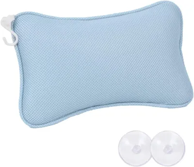 Obrázok produktu pre Podložka do kúpeľne s 2 silnými prísavkami, 3D sieťkou, ergonomickým dizajnom, určená do vane