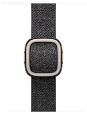 Produktbild von Apple 42 mm Armband mit Moderner Schließe Navyblau - Medium, Band, Smartwatch, Navy, Blau, Apple, Watch 42 mm, Polyester, Edelstahl