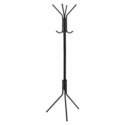 Immagine prodotto di 5five Simply Smart Standgarderobe mit 8 Haken, Garderobenständer, Metall, Schwarz, 1.72 m, 105490