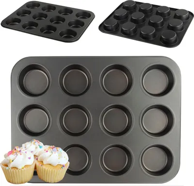Immagine prodotto di Muffin Blacha Baker Per 12 cupcake antiaderenti