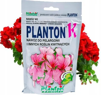 Produktbild von PLANTON K Mehrkomponentendünger für Geranien und Blühpflanzen 200g