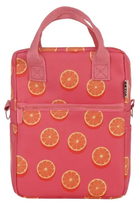 Produktbild von ESTIA Lunchbag Kühltaschen Lunchtasche 7l rosa orange Isoliertasche Thermotasche Orangen
