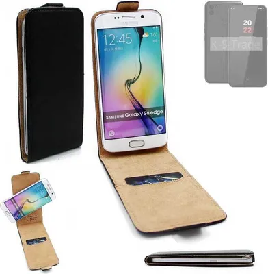 Produktbild von K-S-Trade® Schutzhülle Handyhülle kompatibel mit Volla Phone 22 Flipstyle  360° Smartphone Tasche, schwarz, Case Flip cover