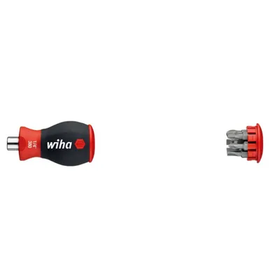 Obrázok produktu pre WIHA skrutkovač so zásobníkom bitov stubby 6,35 mm