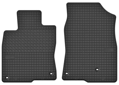 Productafbeelding van Rubberen voormatten voor Honda Civic X 2017-2021 (hatchback) – 2-delig, zwart, op maat – Wielganizator SolidTread