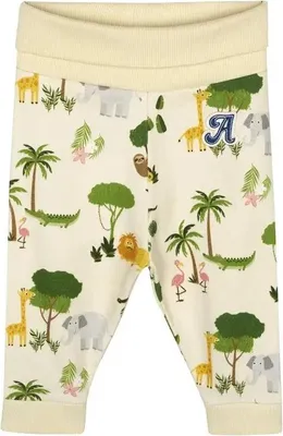 Produktbild von Alvi® ALVI Sweathose, antique white/AOP Jungle, Gr. 62