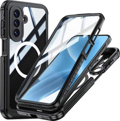 Obrázok produktu pre MagSafe puzdro pre Samsung Galaxy A17 5G Full Body Hybrid puzdro Bumper čierne
