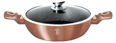 Obrázek produktu pro Berlinger Haus BH/1519N, 3,8 l, Kulatý, Růžové zlato, Hliník, Ergonomický, Měkký, Plyn, Halogen, Indukční