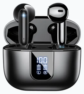 Productafbeelding van Siltcon® SoundWave Pro 2  - Draadloze Oordopjes - Noise cancelling ENC - Universeel - BT 5.4 - Zwart