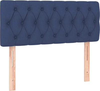 Produktbild von vidaXL Kopfteil Blau 100x7x78/88 cm Stoff