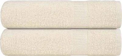Produktbild von Handtücher FROGN 2 Stk. Creme 50x100 cm 360 g/m²