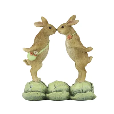 Produktbild von Goodwill Osterhasen "Love" Braun-Grün 16 cm