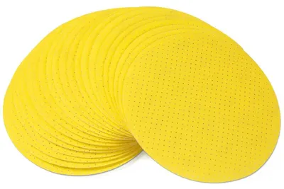 Productafbeelding van Schuurpapier met klittenband, diameter 225 mm, korrelgrootte 220, stofarm, 25 stuks, geschikt voor gipsplaat schuurmachines