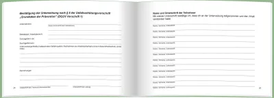Produktbild von RNK Unterweisung Buch DIN A5 24Bl