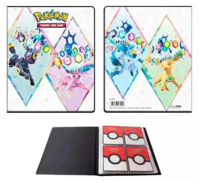Produktbild von Pokemon Trading Card Game Ultra Pro: Prismatic Evolutions 4-taschen-binder Für Sammelkarten Kinder One Size