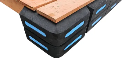 Produktbild von Marina Black 22 Ecke - Stegfender, Bootsfender zum Schutz von Motorbooten, Booten, Jetskis, Yachten 50x22x6cm MARINA SUPERHIT DER SAISON 2024
